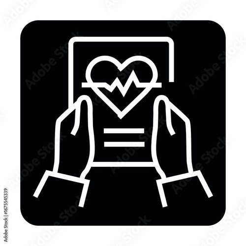 remote medical monitoring color flat icon. Sign for web page, mobile app,