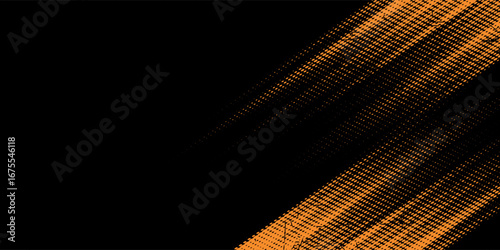orange black brush Car sticker wrap pattern banner abstract sporty lines black orange color combination grunge brush pattern racing motorsport design.