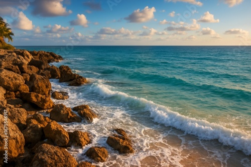Rocky Seaside Coast with Ocean