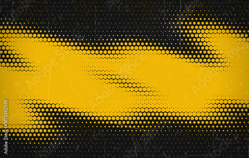 Grunge halftone gradient background. Faded grit noise texture. Colorful wallpaper. Retro pixelated backdrop. Anime or manga style comic overlay. Vector graphic design textured Grunge scratch template.