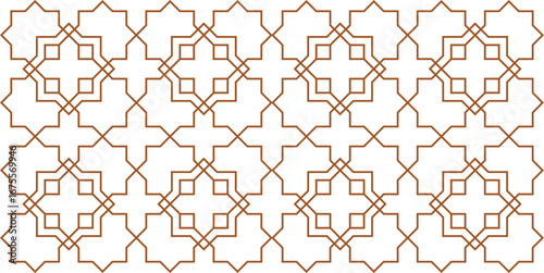 seamless pattern with geometric shapes