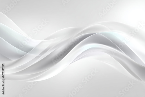 Abstract white wave 