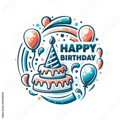 Happy Birthday art