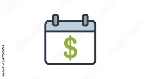 Calendar with Dollar Sign - Financial Planning and Budgeting