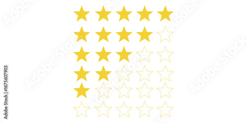 quality, gold, rating, isolated, illustration, star, review, four, flat, icon, concept, symbol, customer, satisfaction, top, app, feedback, evaluation, business, award, assessment, success, service, b