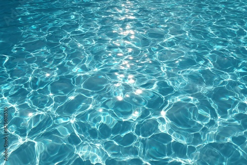 Sunlight dances on the water creating a mesmerizing and tranquil scene of shimmering blue textures