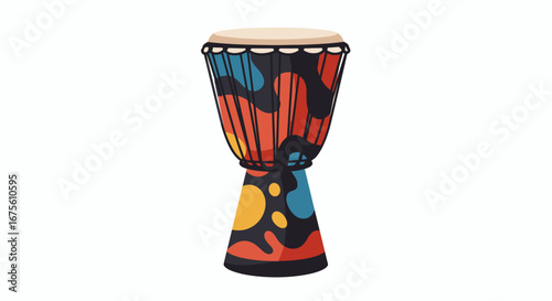 Djembe drum celebrating International Music Day African rhythm joy tradition culture unity creativity and harmony