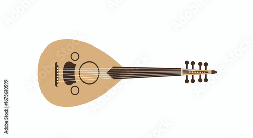 Lute illustration symbolizing International Music Day classical tradition melody harmony creativity culture and inspiration