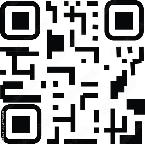 QR code icon transparent png. qr code square icon vector illustration
