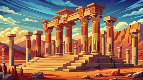 Persepolis, Iran
Majestic stone columns rise from desert earth, intricate carvings and grand stairways whisper tales of power and artistry, reflecting the eternal grandeur of Persia’s ancient Persepol