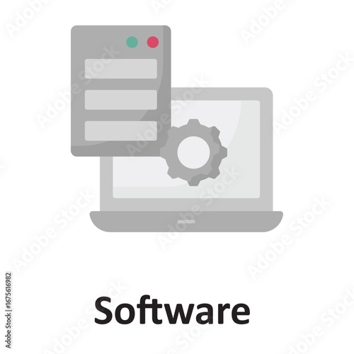 Software Setup Vector Icon which can easily modify or edit