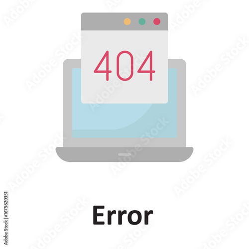 Error  Vector Icon which can easily modify or edit