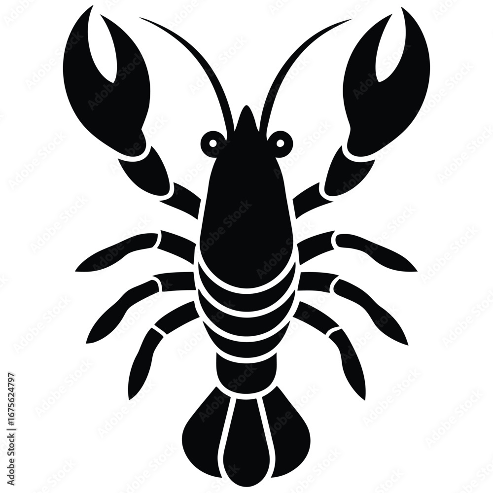 Obraz premium lobster vector icon