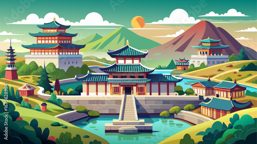 Historic Gyeongju, South Korea
Graceful pavilions, ancient tombs, and sacred temples lie within gentle hills, creating a harmonious cultural landscape that reflects Korea’s spiritual legacy and archit