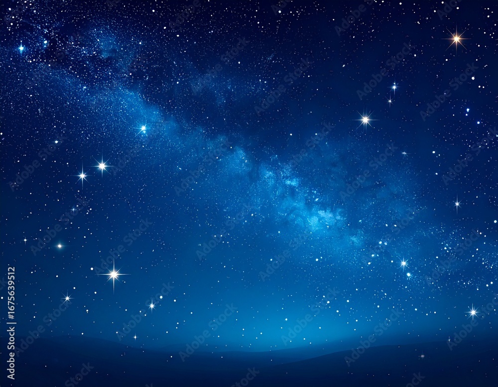 Fototapeta premium Starry Night Sky Background