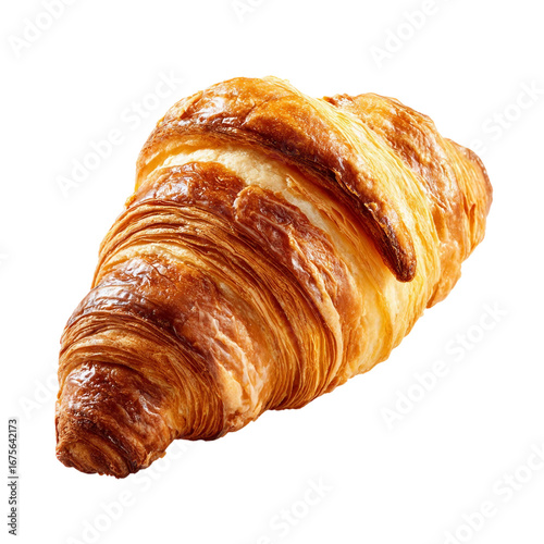  croissant isolated on with white background