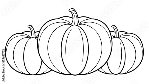 pumpkin isolated on white background