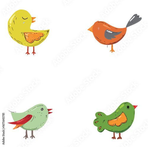 birds environment beautiful c...