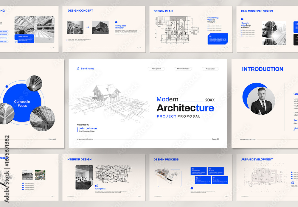 Modern and Clean Architecture Portfolio Project Proposal Presentation ...