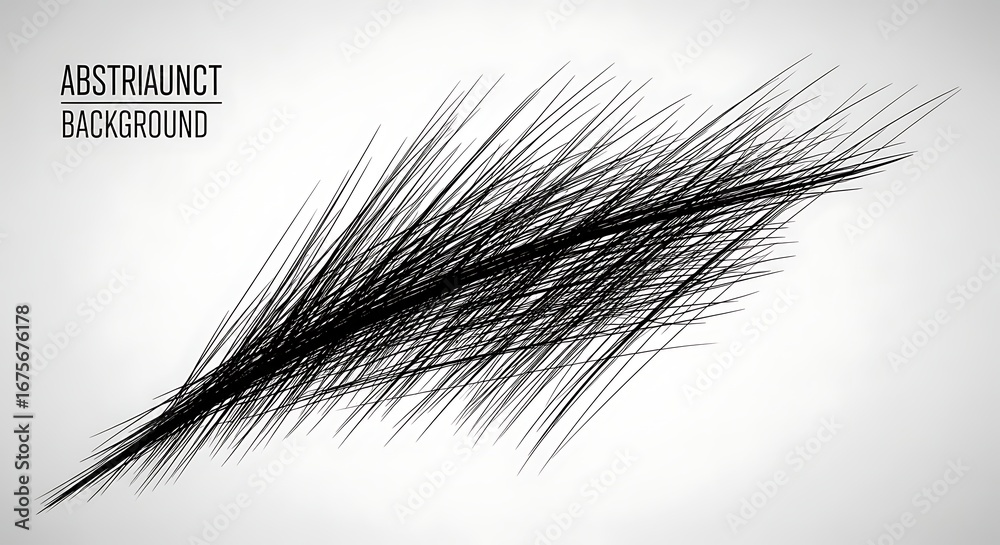 Obraz premium Abstract Feather Graphic Design.