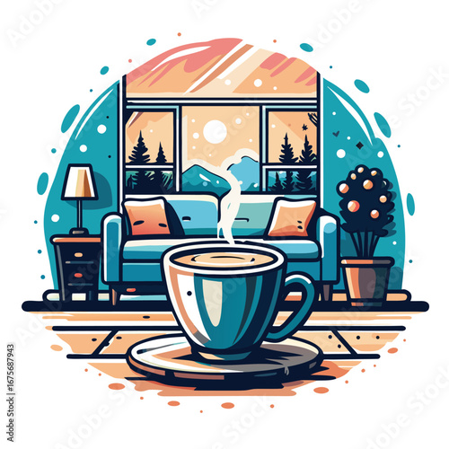 Coffee by the window