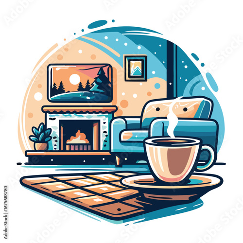 Cozy indoor scene