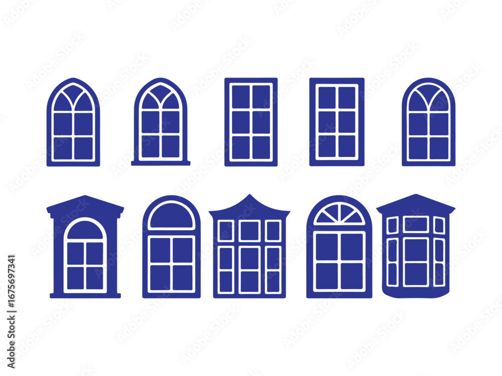 Obraz premium Window Frame Vector Pack.