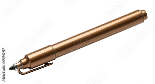 Metallic Bronze Pen Fine Tip Writing Tool Office Supply
