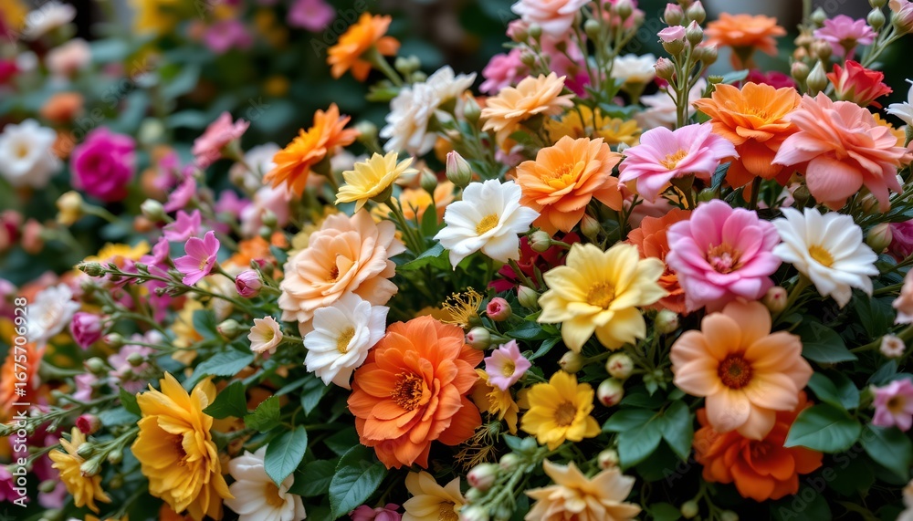 custom made wallpaper toronto digitalVibrant Floral Bouquet with Bright Lighting and Dreamy Atmosphere