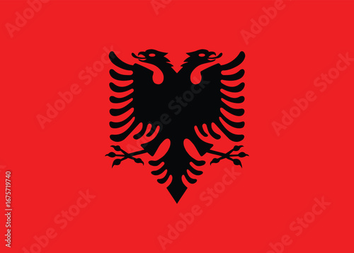 flag of albania