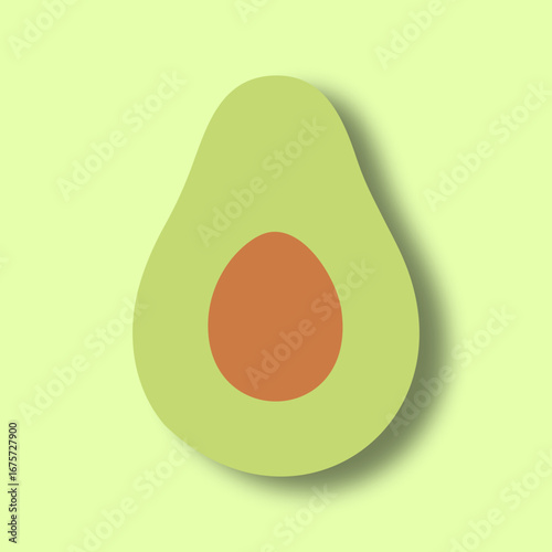 clean avocado halves