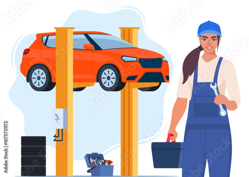 AutoServiceWoman-01.eps
