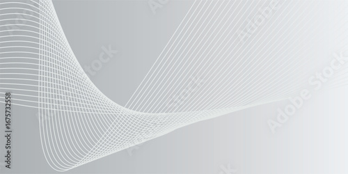 Grey abstract background with stripes line for backdrop or presentation
