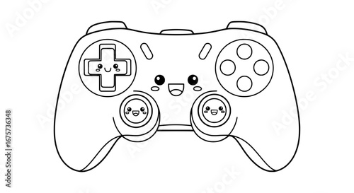 Game controller with transparent background