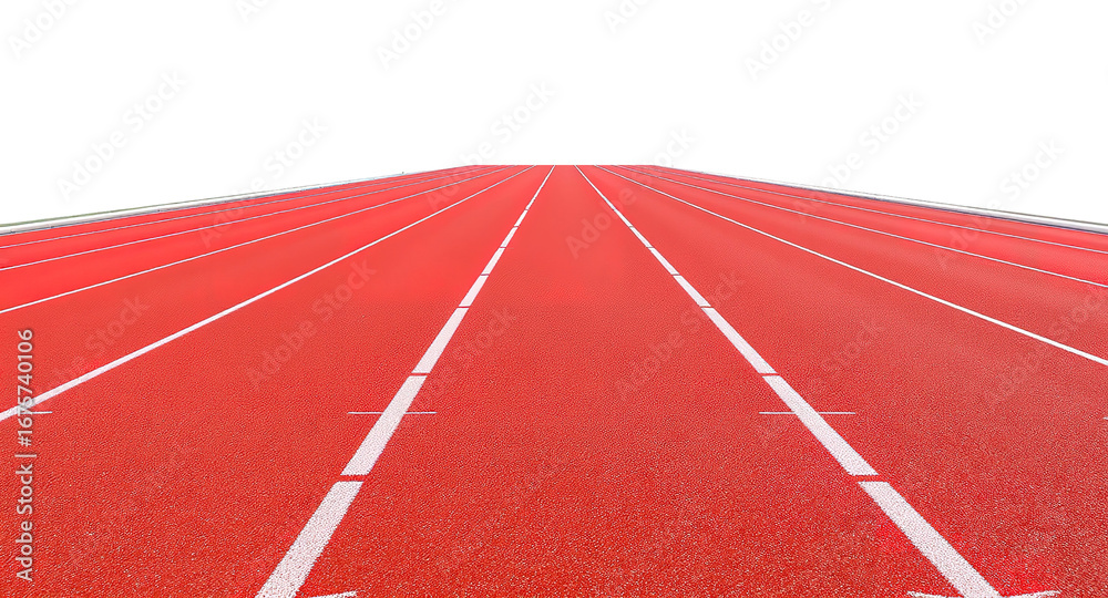 Fototapeta premium Running Track on transparent background png