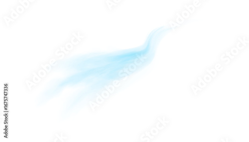 Fresh Air Flow with Light Blue Wave, Dynamic Motion, and Cool Breeze Effects for Abstract or Futuristic Designs.