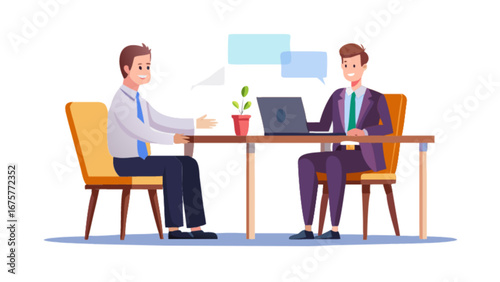 Job interview recruitment process human resources career opportunity business meeting discussion agreement candidate search