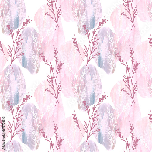 Watercolor Floral Seamless Pattern