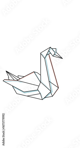 Elegant origami swan folding instructions and artistic paper crafting techniques for beginners