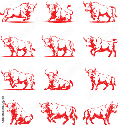 Red Bulls in Different Position