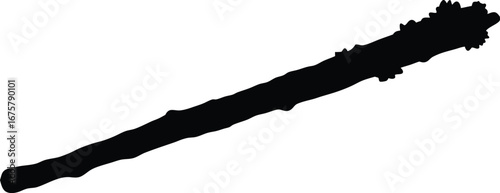 documentary photography of a rustic wooden stick