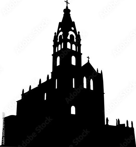church Vector Art
