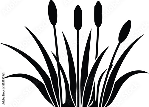 reeds and cattails icon
