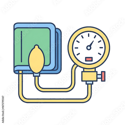 Blood pressure monitor device.
