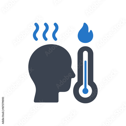 Fever Temperature Sickness icon