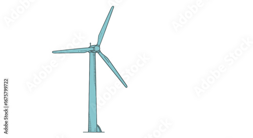 Wind turbine renewable energy generator power windmill electricity alternative clean energy future resource on transparent background