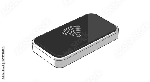 Wireless router internet connection wifi signal device network technology communication gadget modem access point on transparent background
