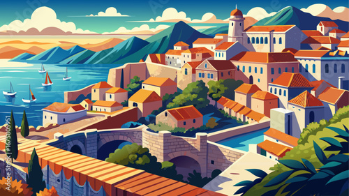 Dubrovnik, Croatia
Stone walls encircle terracotta rooftops, polished streets gleam beneath baroque facades, and the Adriatic Sea frames a timeless city of resilience, elegance, and Mediterranean sple