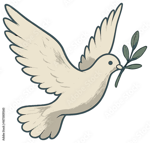 Peace theme 3d icon set. featuring dove, olive branch, world, handshake, heart, and peace sign symbols