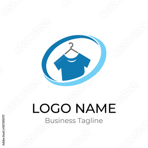Laundry logo vector logo  concept template 